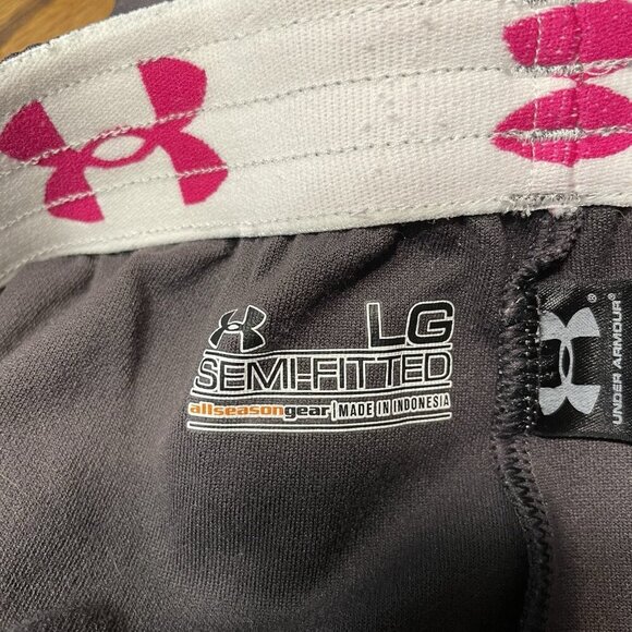 Under Armour Wmn L Gray All-Season Gear Semi-Fitted Straight Leg Athletic Pants - Picture 8 of 10